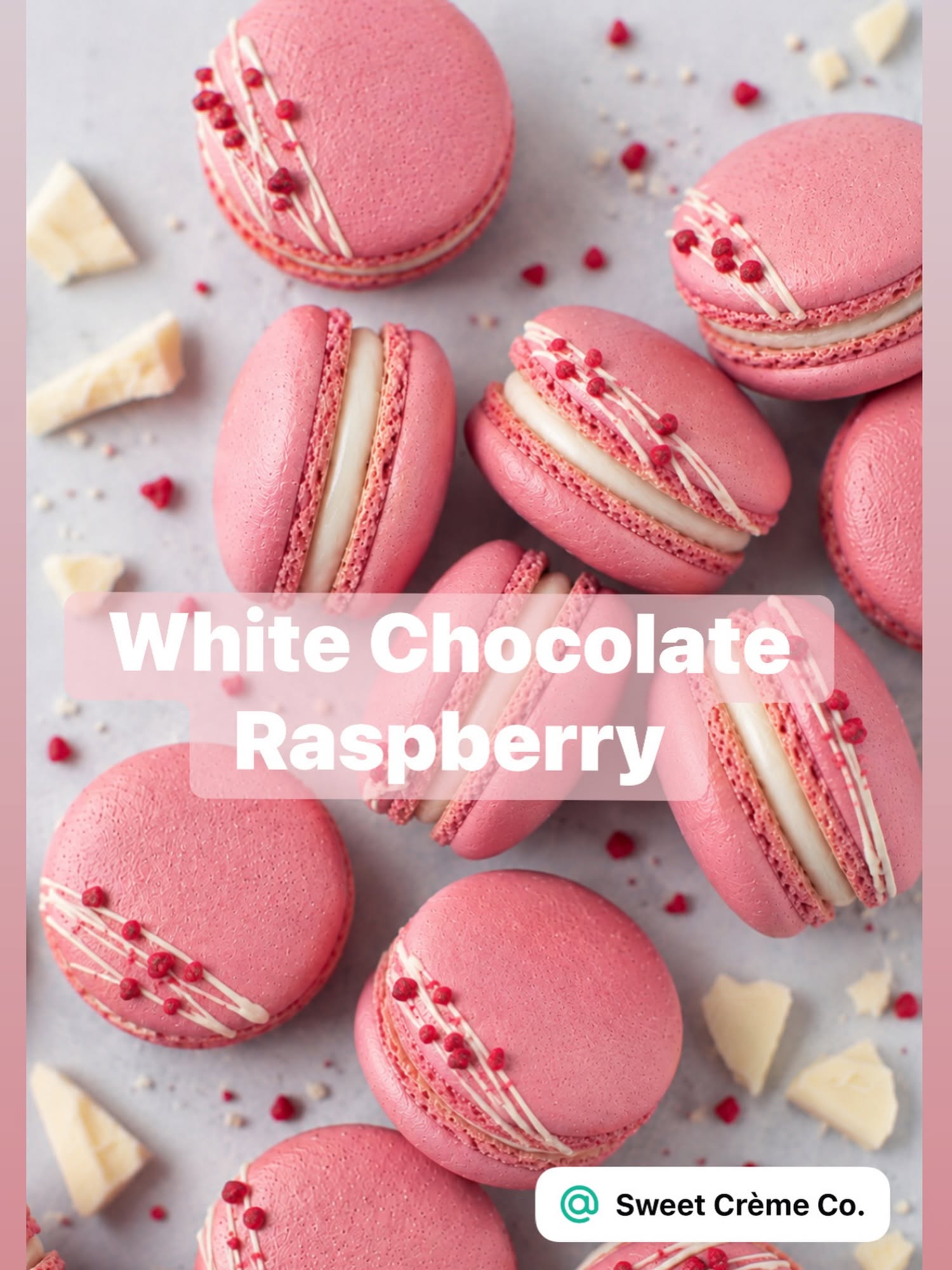 White chocolate raspberry